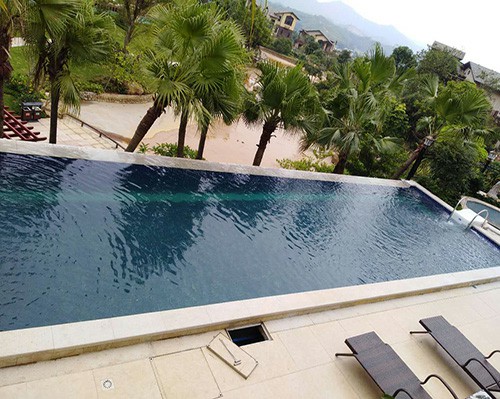 廣東清遠碧桂園別墅FX25一體化泳池工程