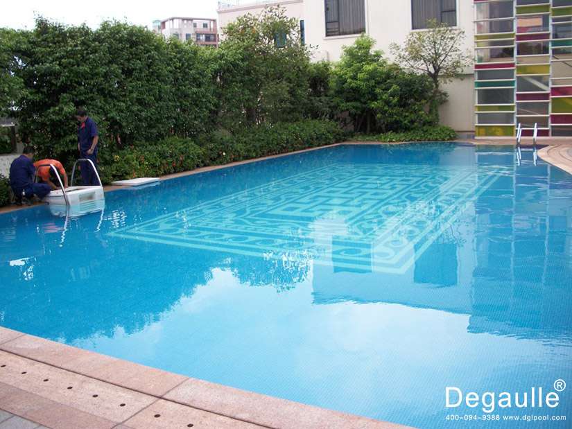 佛山順德新君悅酒店天面泳池工程