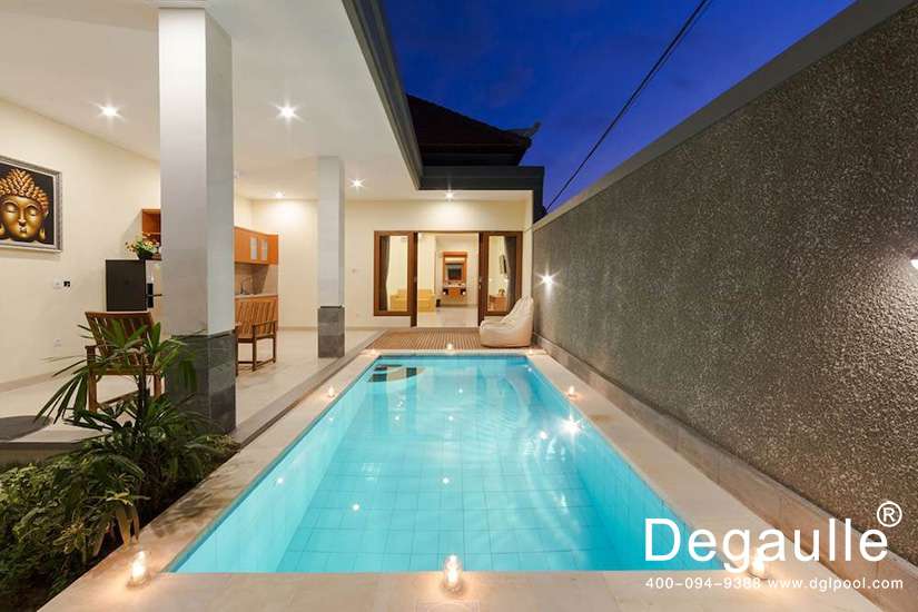 別墅無邊界泳池設備