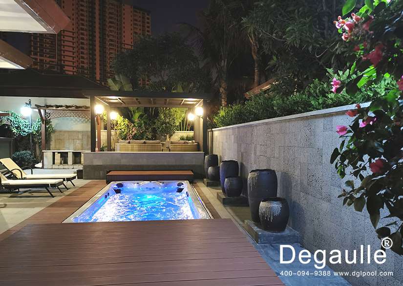 10平米無邊際泳池